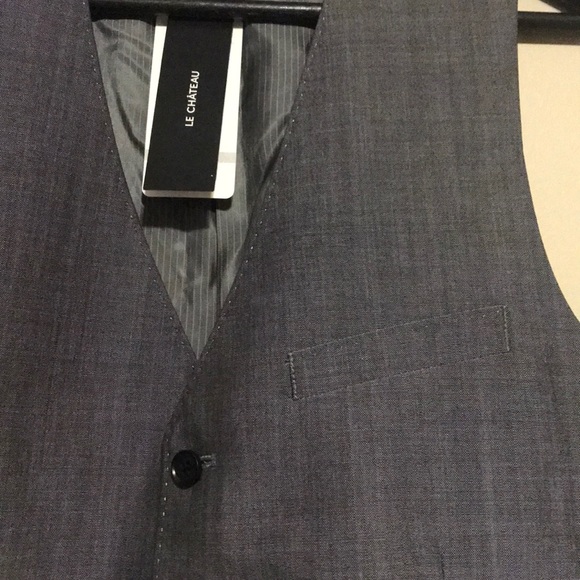 Grey Suit Vest - Picture 6 of 7